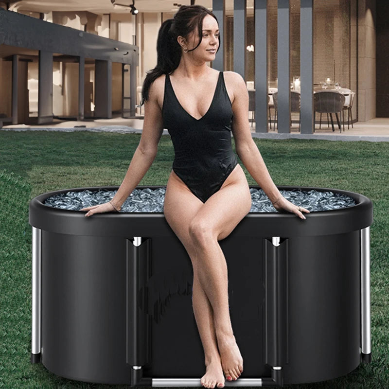 Fold-Away Plunge Tub