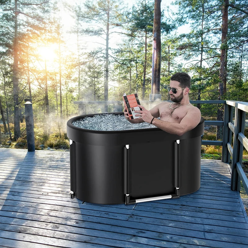 Fold-Away Plunge Tub