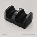 Revora Shiatsu Foot and Calf Massager in black with a four-button control strip