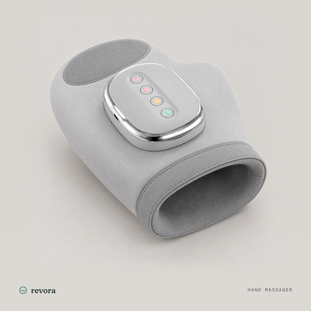Revora Hand Massager, a cordless air-pressure massager for the hand and wrist