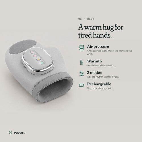 Features: air pressure, warmth, three modes, rechargeable