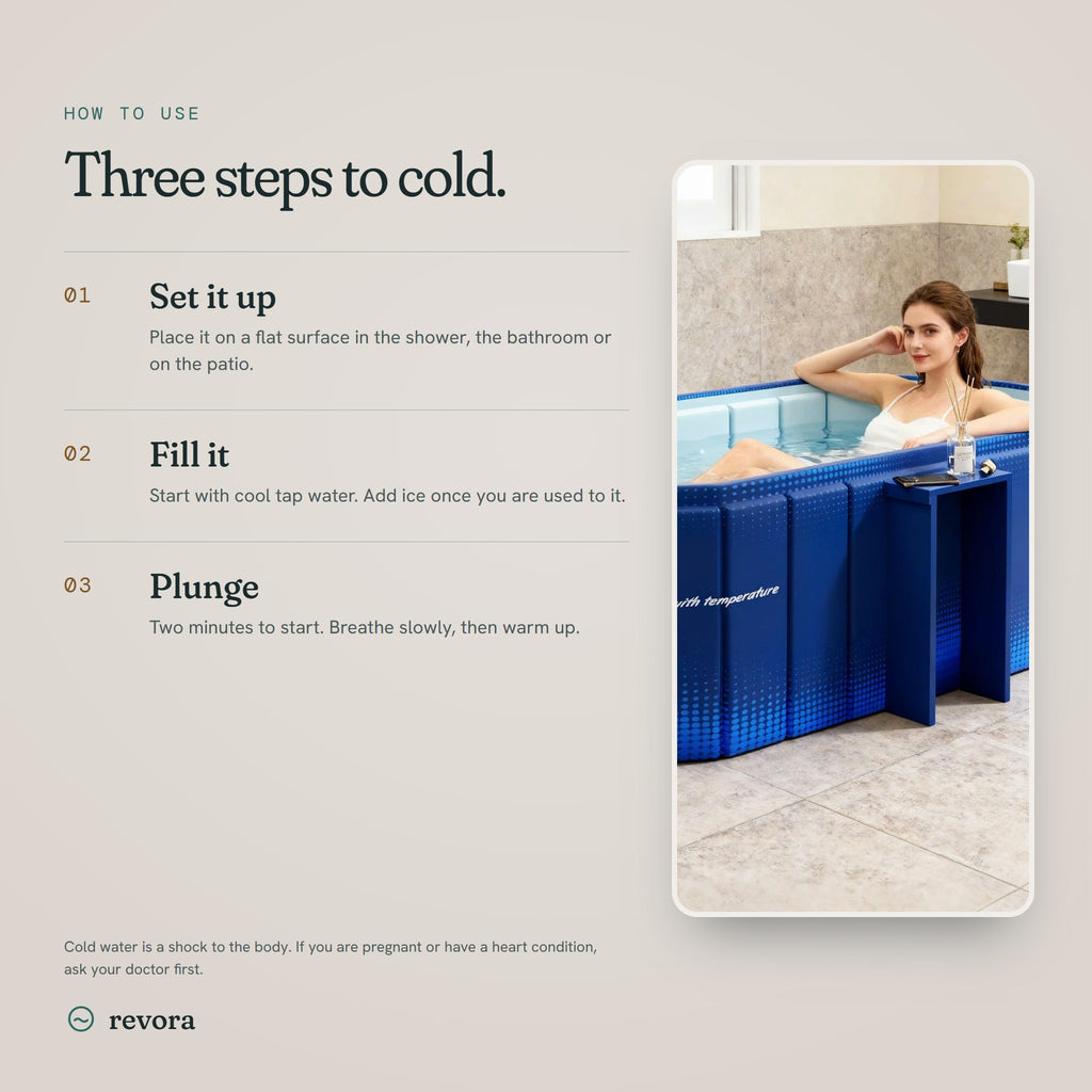 How to use: set it up, fill it, plunge for two minutes